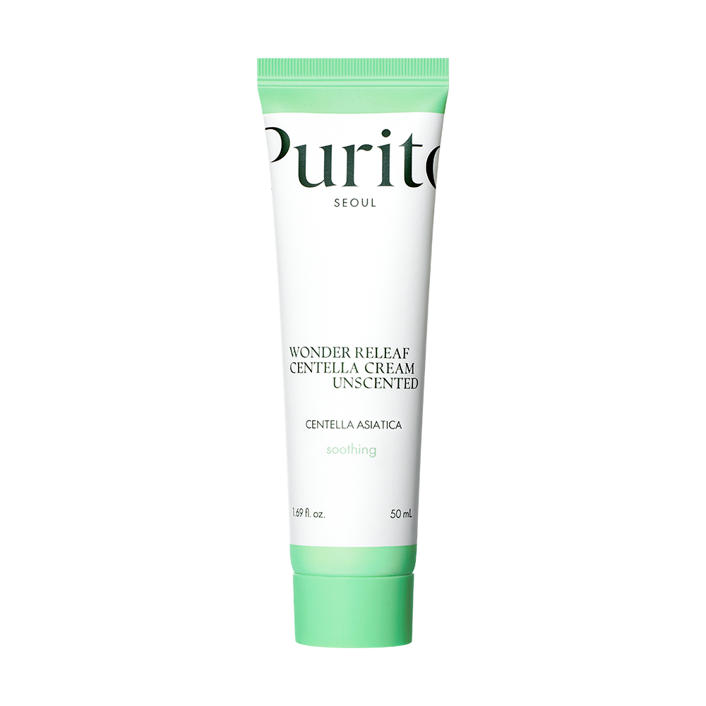 Крем відновлювальний з центеллою без олій Purito Seoul Wonder Releaf Centella Cream Unscented, 50 мл , фото 1