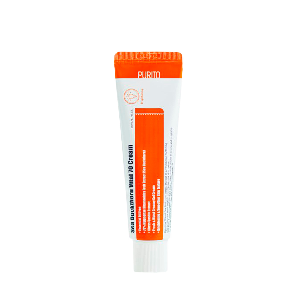 Крем осветляющий витаминный с облепихой Purito Sea Buckthorn Vital 70 Cream Sample, 50 мл , фото 1