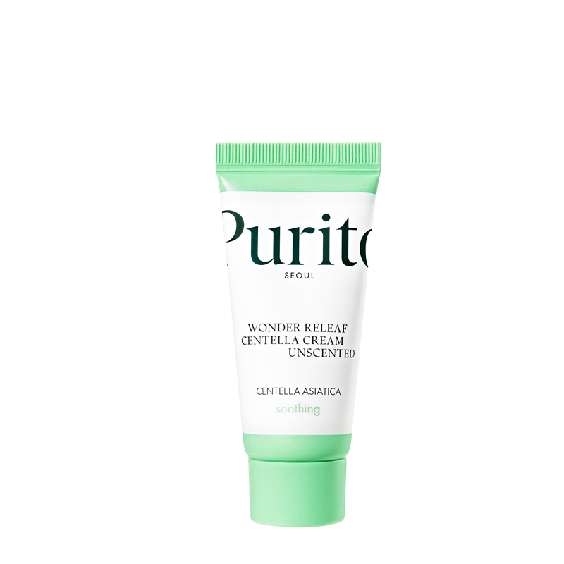 Крем восстановительный с центеллой без масел Purito Seoul Wonder Releaf Centella Cream Unscented, 15 мл , фото 1