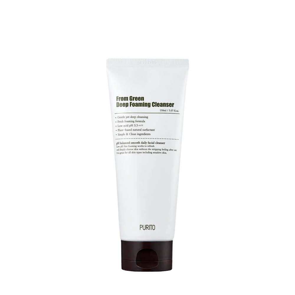 Пенка для глубокой очистки кожи Purito From Green Deep Foaming Cleanser, 150 мл , фото 1