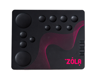 Коврик силиконовый Zola Mixing Pad, черный , фото 1