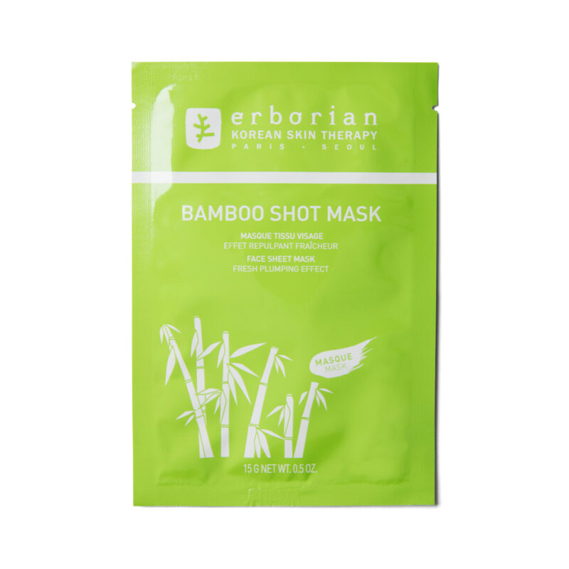 Маска тканинна зволожуюча Erborian Bamboo Shot Mask, 15 г , фото 1