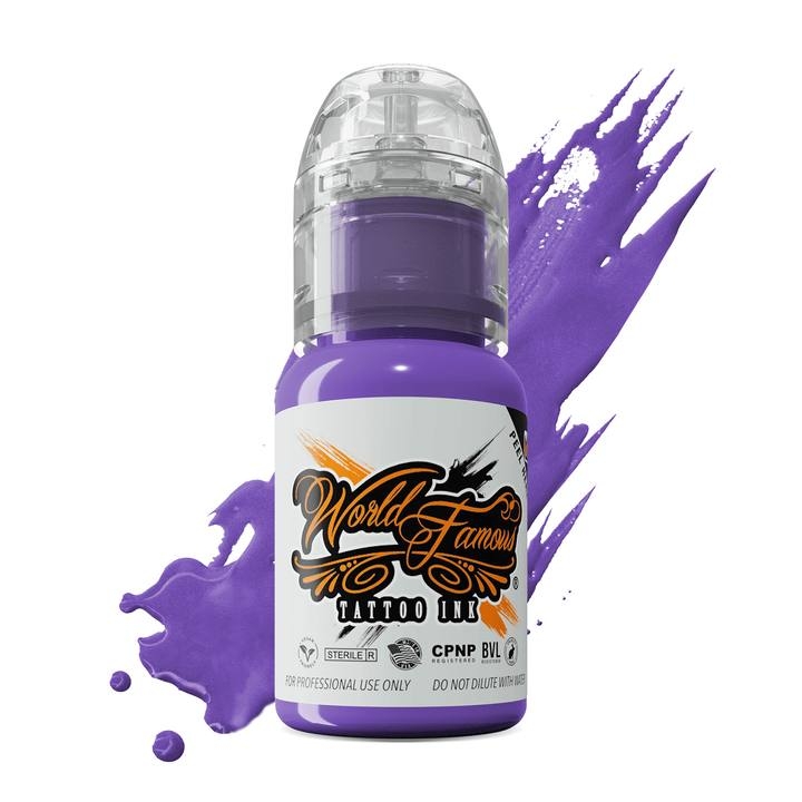 Краска для тату World Famous Ink Galaxy Purple, 15 мл , фото 1