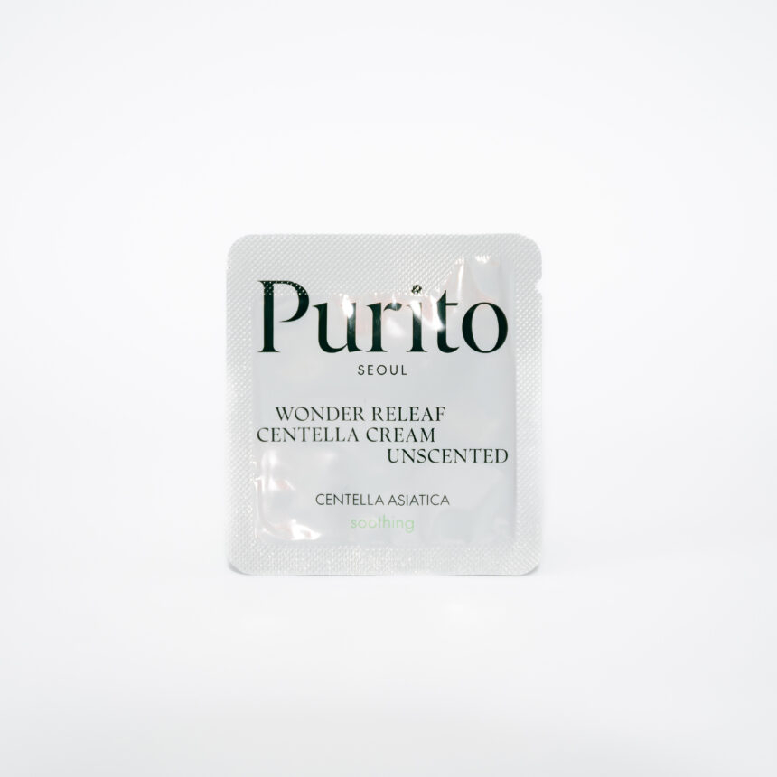 Крем відновлювальний з центеллою Purito Seoul Wonder Releaf Centella Cream Unscented (тестер),1 мл , фото 1