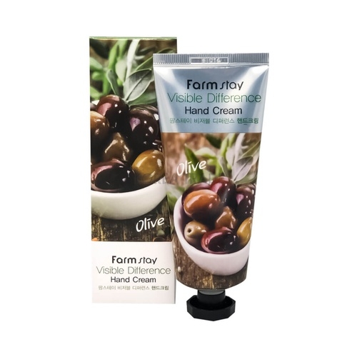 Крем для рук Farmstay с маслом Visible Difference Olive Hand Cream, 100 мл , фото 1