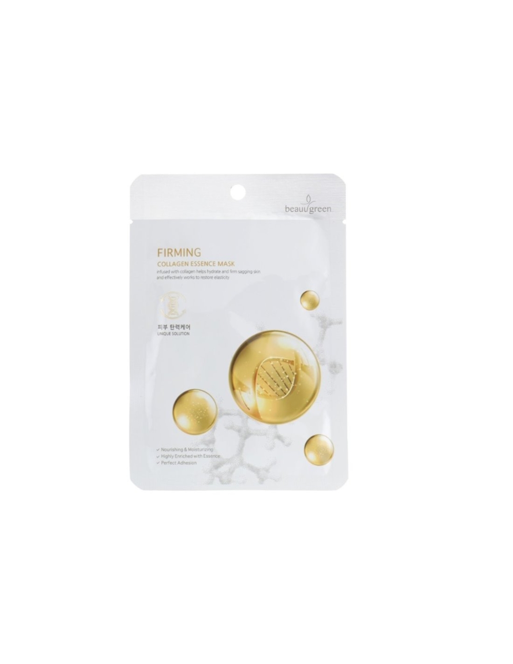 Маска тканинна BeauuGreen на основі морського колагену Firming Collagen Essence Mask, 23 г , фото 1