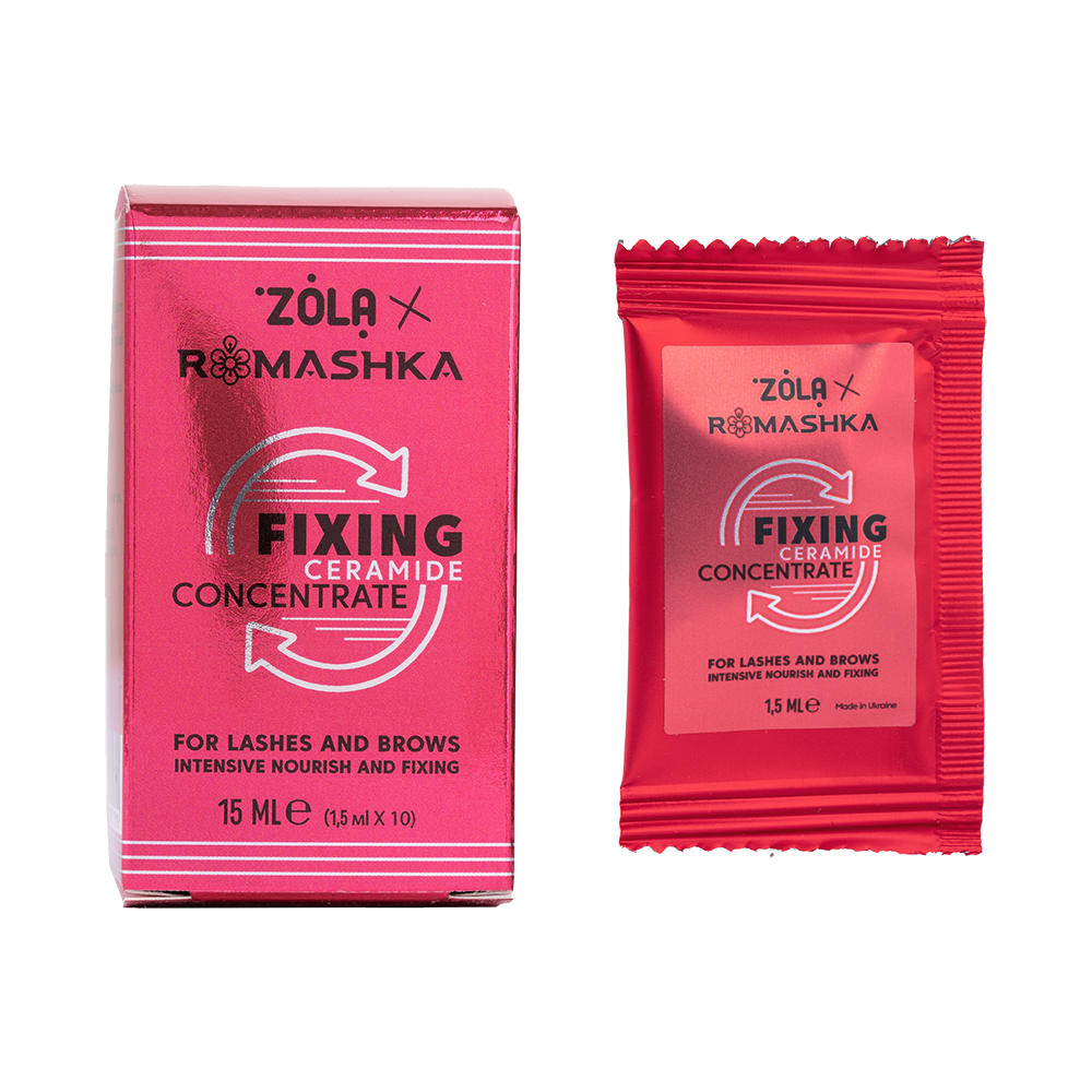 Фиксирующий концентрат Fixing Ceramide Concentrate Zola x Romashka, 1,5 мл x 10 шт , фото 1