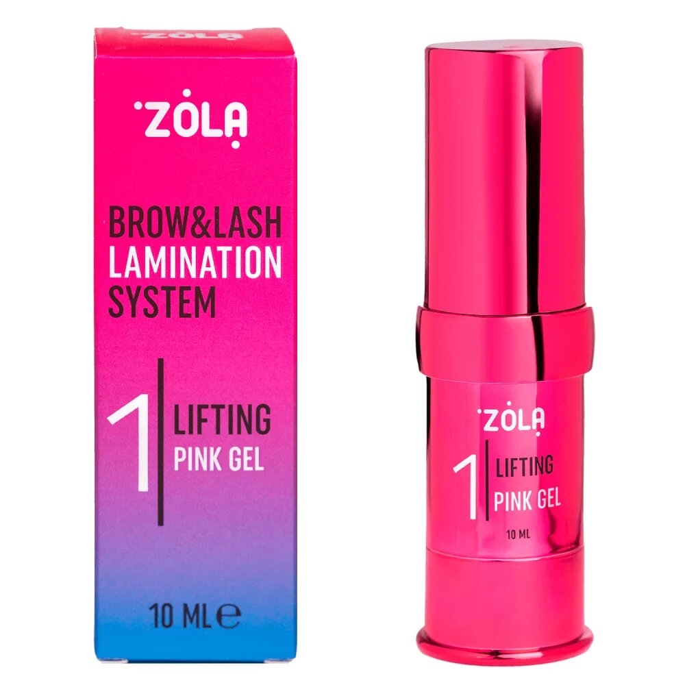 Склад для ламінування Zola Color Lab Lifting Pink Gel №01, 10 мл , фото 1