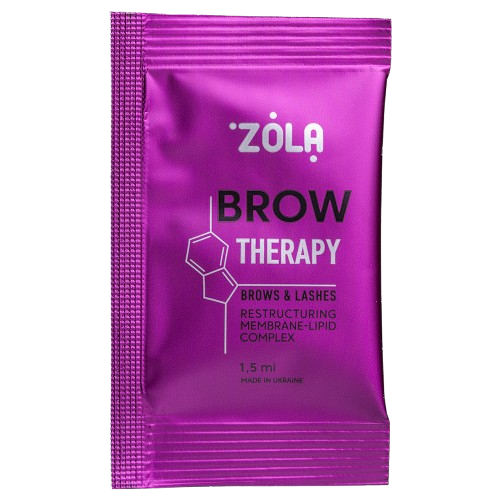 Комплекс реструктуризуючий мембранно-ліпідний для брів та вій Zola Brow Therapy, 1,5 мл , фото 1