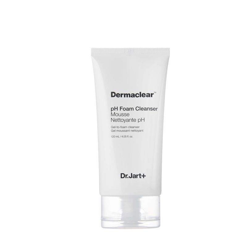 Гель-пінка для вмивання з низьким рівнем pH Dr.Jart+ Dermaclear pH Foam Cleanser Mousse, 120 мл , фото 1