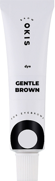 Краска для бровей Okis Brow Gentle Brown с экстрактом хны, без окислителя, 15 мл , фото 1