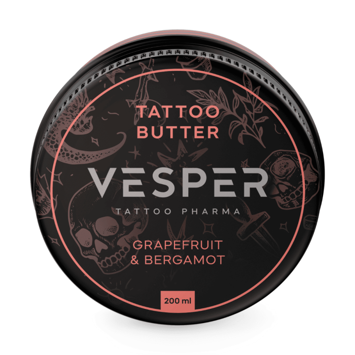 Олія баттер для тату Butter Vesper Grapefruit & Bergamot, 200 мл, фото 1