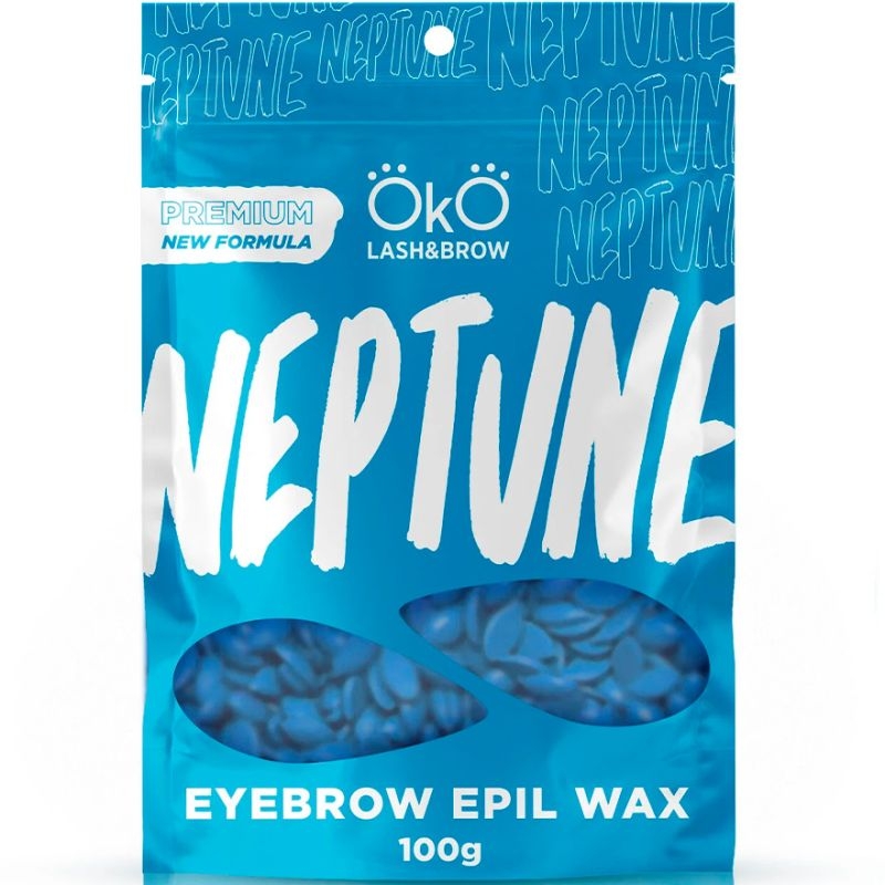 Горячий воск в гранулах Oko Eyebrow Epil Wax Neptune Blue, 100 г, фото 1