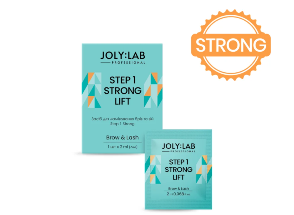 Склад для ламінування брів та вій Joly:Lab Step 1 Strong  2 мл, фото 1