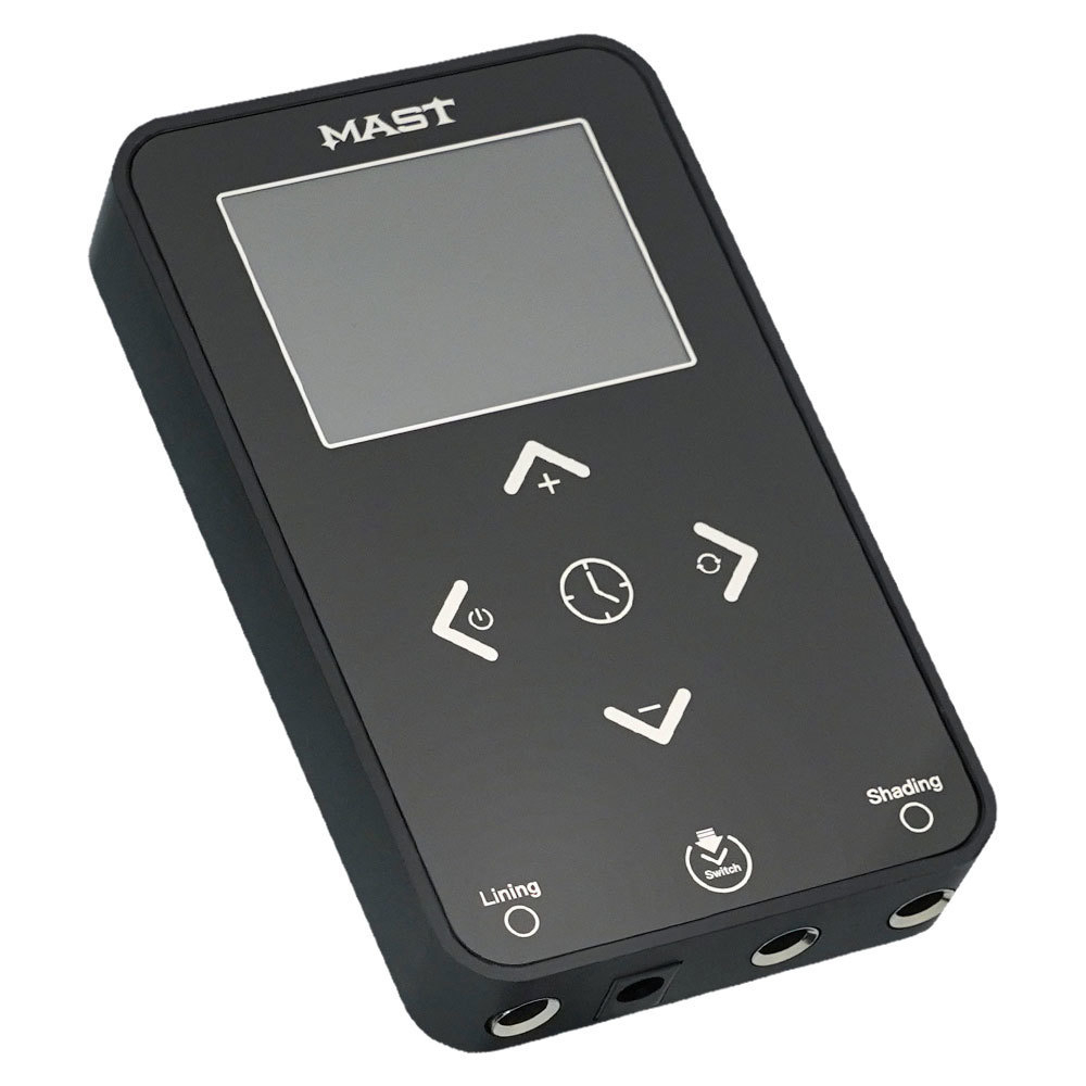 Блок живлення для тату машин Mast Touch Power P1118-1, чорний , фото 1