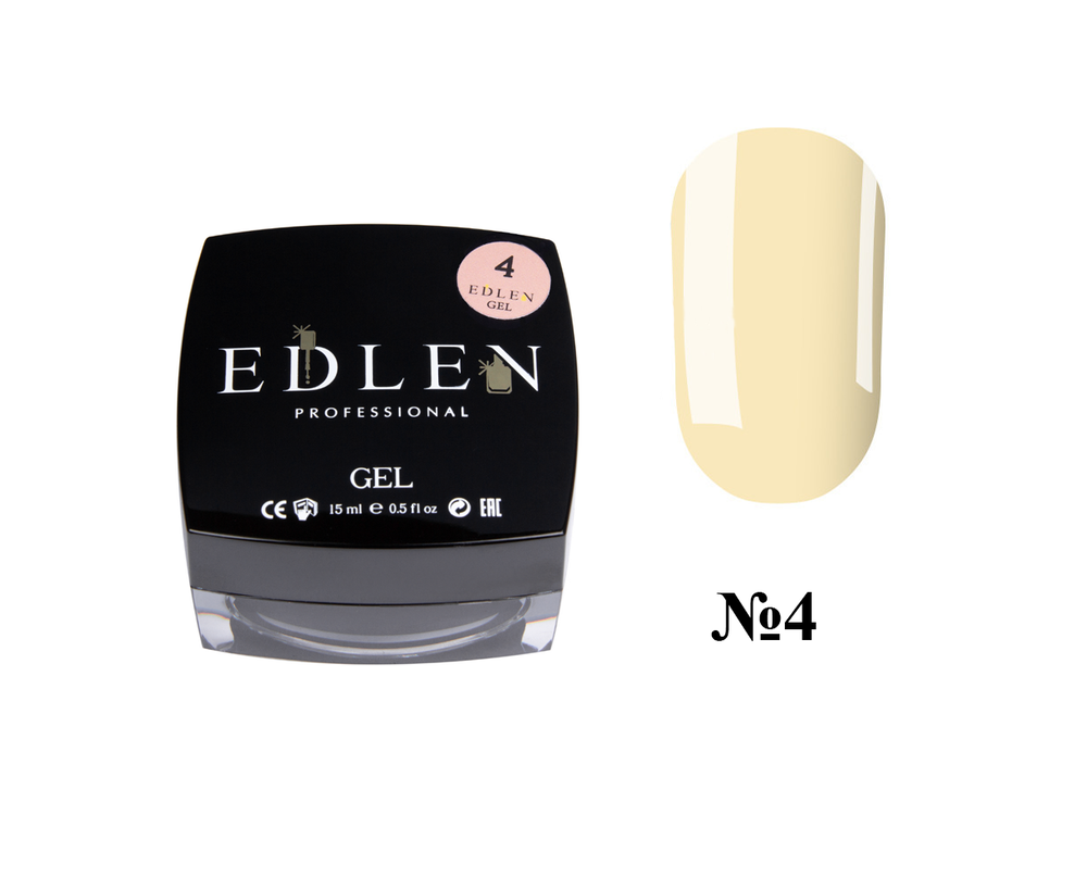 Гель моделирующий Edlen №04 Beige, 15 мл , фото 1