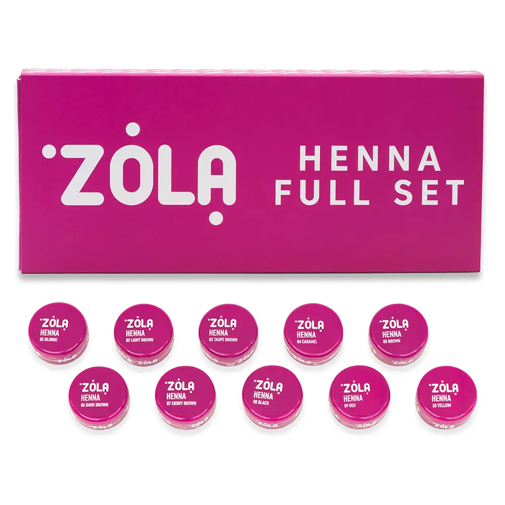 Набор хны Zola Henna Full Set, 2,5 г*10 шт , фото 1