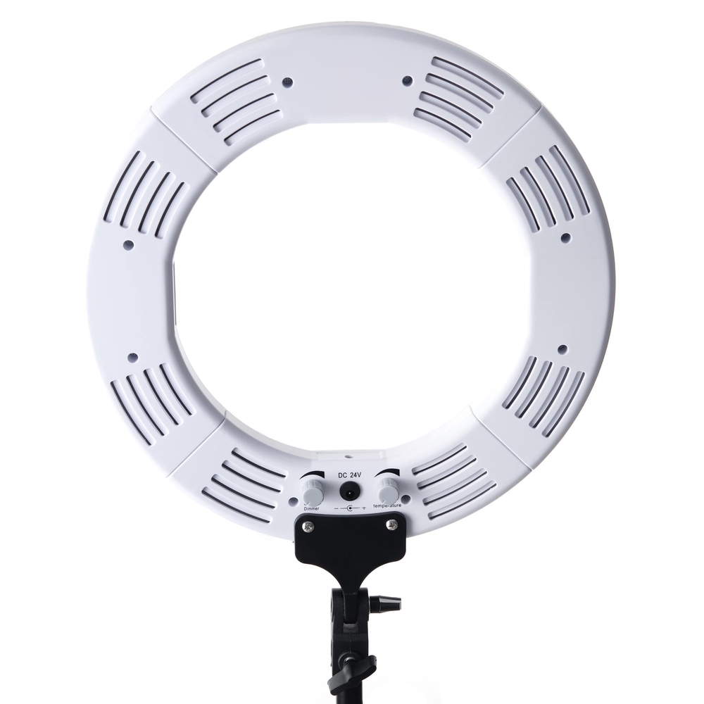 Лампа кільцева LED 34,5 см 60W, біла , фото 1