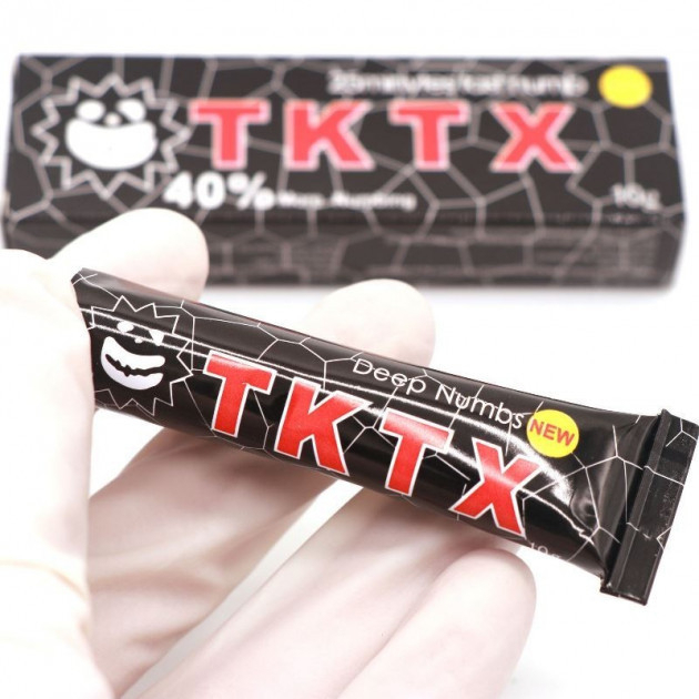 Крем-анестетик TKTX 40% 10г, чорний , фото 1