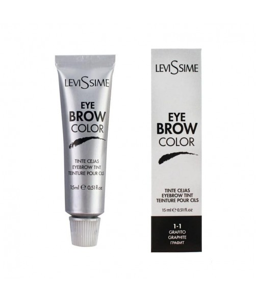 Краска для бровей LeviSsime Eye Brow Color №1.1 Grafito/Графитовая 15мл , фото 1