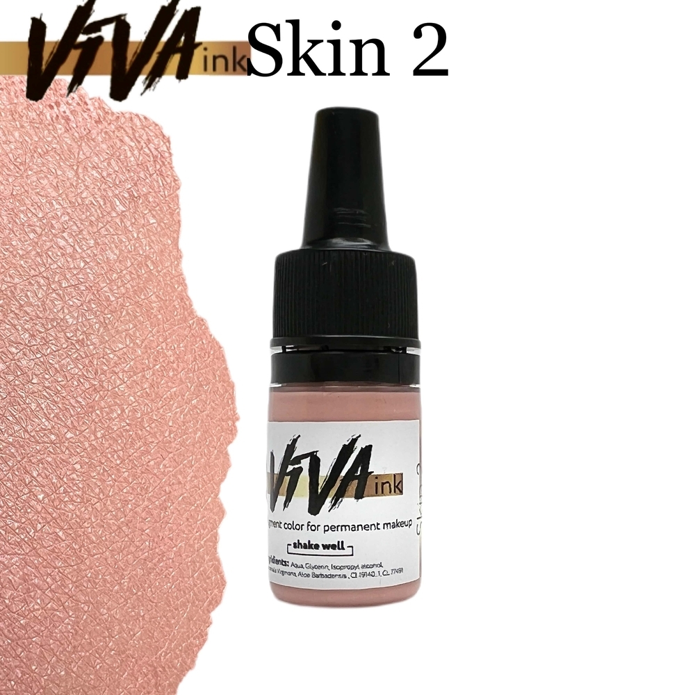 Пигмент Viva Skin 2 для перманентного макияжа, 6мл , фото 1