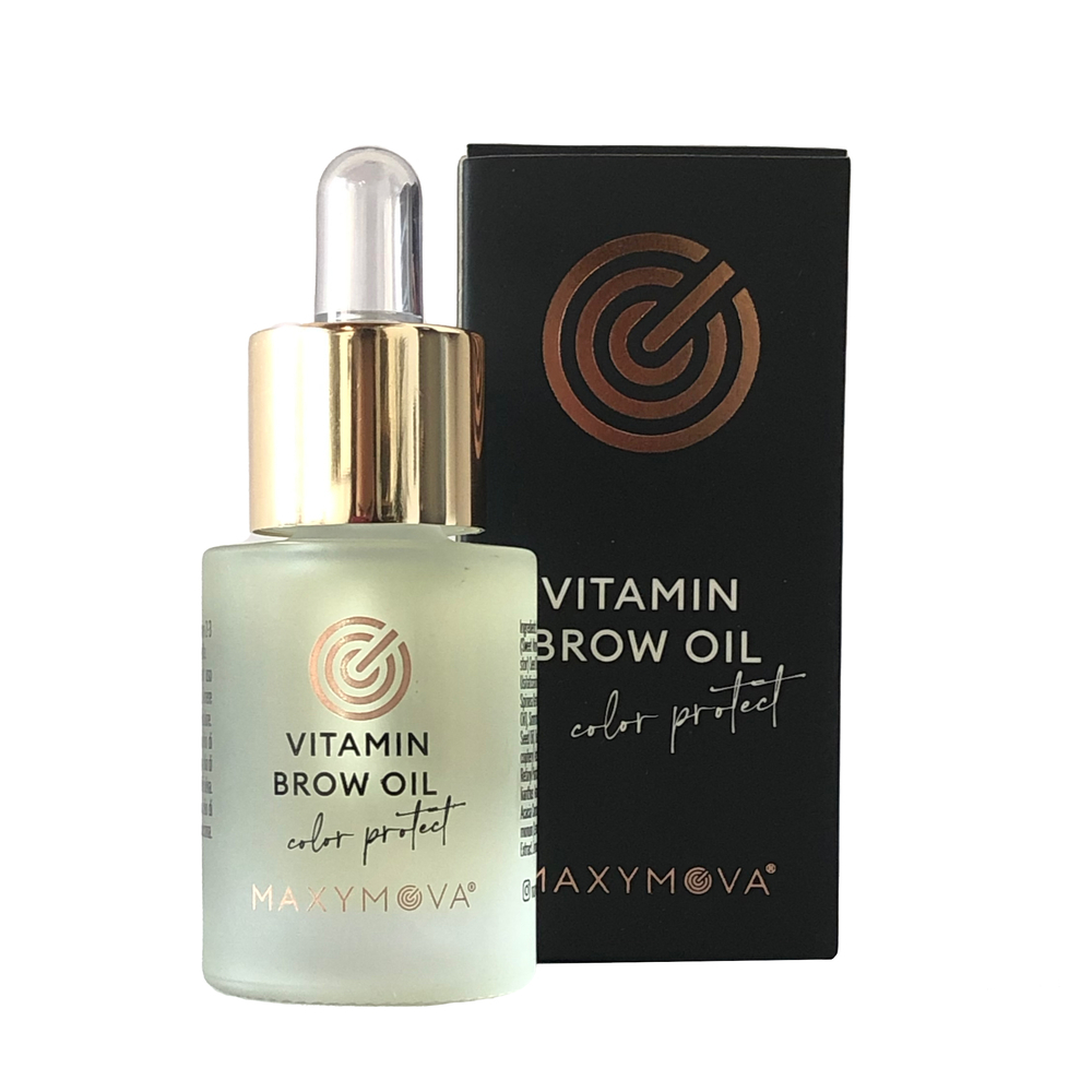 Масло для бровей Maxymova Vitamin brow oil, 15мл , фото 1