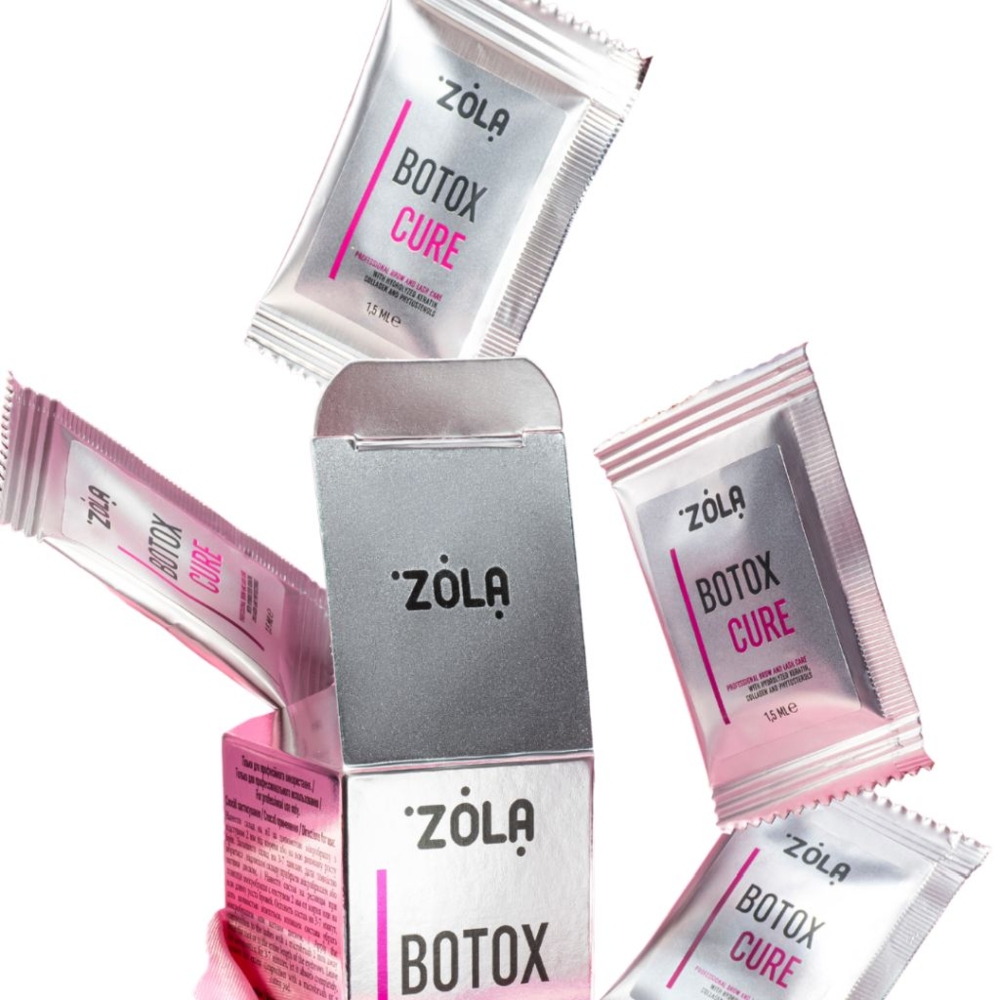 Філлер для брів та вій Zola Botox Cure, саше 1,5 мл*10  шт , фото 1