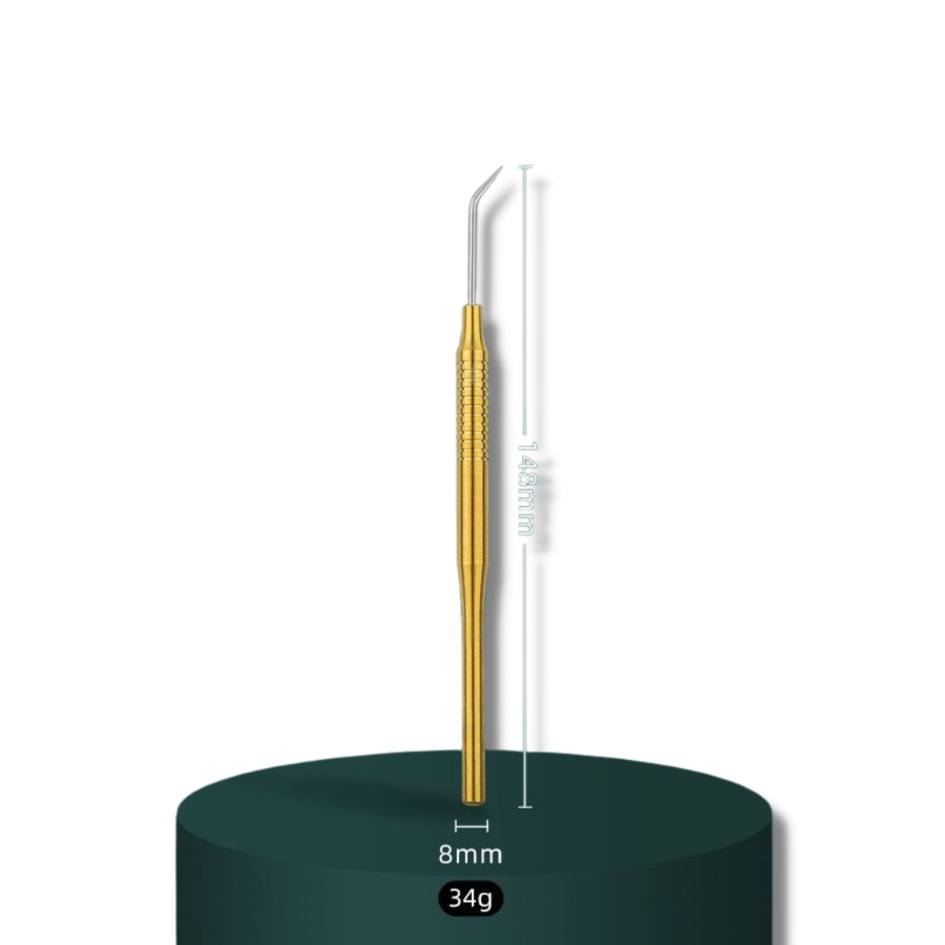 Инструмент для ламинирования и биозавивки ресниц многофункциональный B9, золотой , фото 1