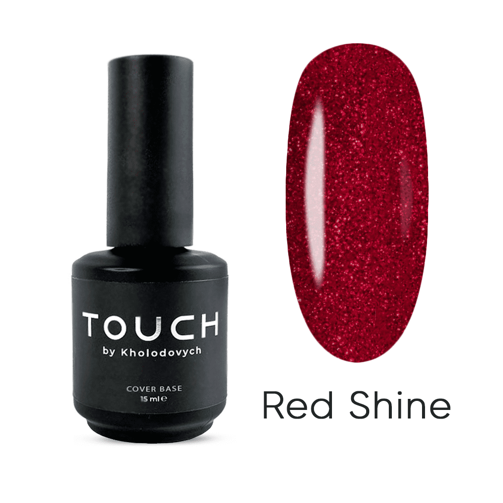 База камуфлирующая TOUCH Cover Red Shine, 15мл , фото 1