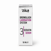 Склад для ламінування брів Zola 03 Keratin Serum 10 мл, фото 3