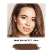 Краска для бровей Okis Brow Hot Brunette с экстрактом хны, с окислителем, 15 мл, фото 2