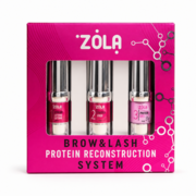 Набір складів для ламінування брів Zola Brow&amp;Lash Protein Reconstruction System, 10  мл, фото 1