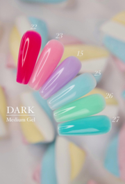 Гель моделюючий Dark Medium Gel №23 без пензлика, 15 мл, фото 2