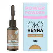 Хна для брів OKO Power Powder №01 5 г, light brown, фото 1