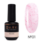 База камуфлирующая Dark Pro Base Pink Potal №1, 15 мл, фото 1