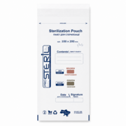 Пакеты для стерилизации ProSteril, 100*200 PK W, Белый Крафт (100шт/уп), фото 1