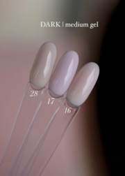 Гель моделирующий Dark Medium Gel №28 без кисти, 30 мл, фото 2