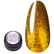 Гель-фарба TUFI profi Premium №02 5 г, золото з блискітками, фото 1
