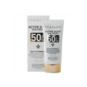 Крем сонцезахисний з пептидами та амінокислотами шовку Medi Peel Active Silky Sun Cream SPF50+PA+++ , 50 мл, фото 2