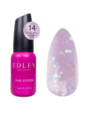 Акригель Edlen Water Glitter №14, 9  мл, фото 1