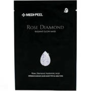 Маска тканинна зволожуюча з екстрактом троянди Medi Peel Rose Diamond Radiant Glow Mask, 25 мл, фото 1