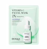 Маска для лица p витамином C Bioaqua Vitamin C 2X Shrink Pores Facial Mask, 30 г, фото 1