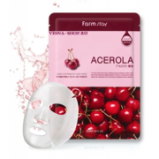 Маска увлажняющая с экстрактом ацеролы FarmStay Visible Difference Acerola Mask Sheet, 23 мл, фото 1