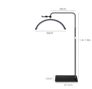 Лампа бестеневая напольная HQ HD-M6X Moon LED 60 см (30W), черная, фото 3