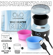 Воскоплав для банки OKO Mini Wax Heater, чорний, фото 2