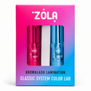 Набір складів для ламінування Zola Brow&amp;Lash Lamination Classic System Color Lab 2*10 мл, фото 1