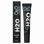 Фарба для брів та вій OKO Liquid Hybrid Tint H2O 4.0 Black, 15 мл, фото 1