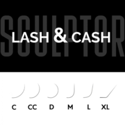 Вії Sculptor Lash&amp;Cash чорні Mix  M 0.07, 8 мм, фото 2