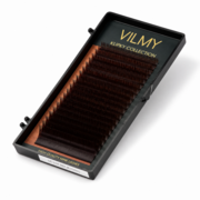 Ресницы Vilmy Klipky Mix 20 линий шоколад M 0.10, 7-14 мм, фото 1