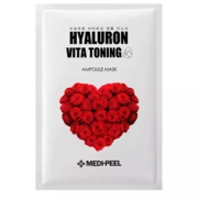 Маска тканевая с гиалуроновой кислотой Medi-Peel Hyaluron 100 Vita Toning Ampoule Mask 1 шт, фото 1